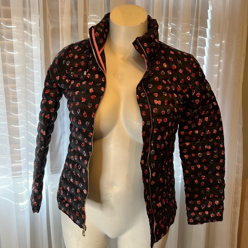 Kate Spade down puffer with flowers